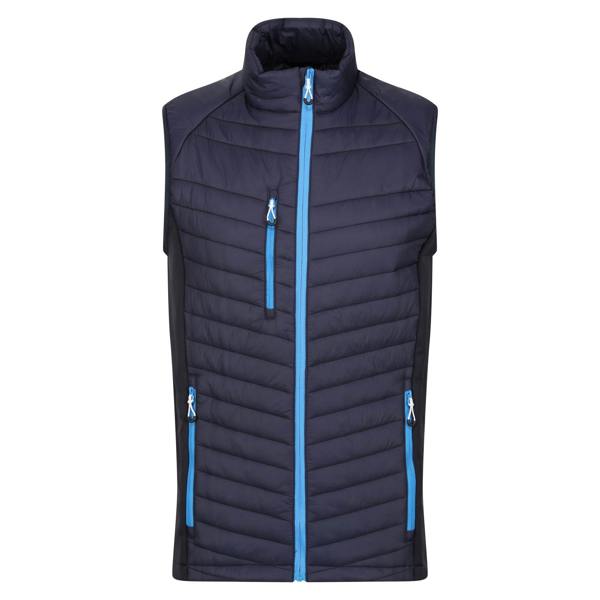 Regatta Professional Mens Quilted Hybrid Gilet - Navy/French Blue
