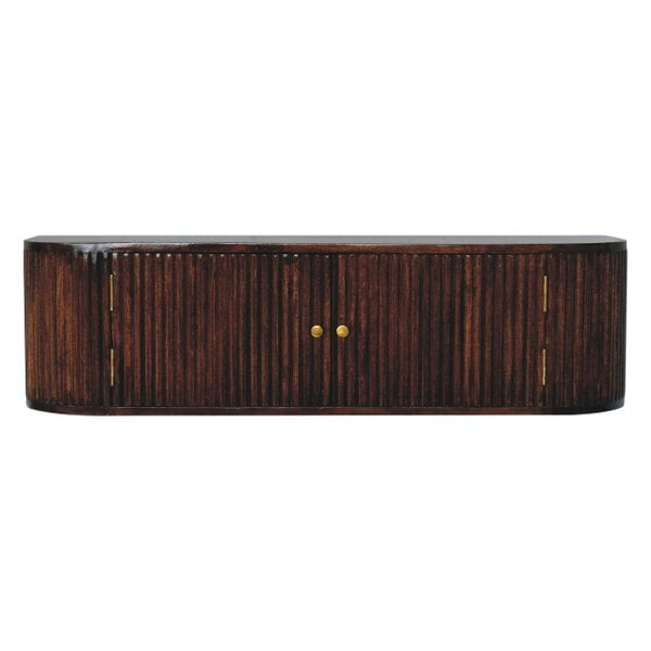 Wyld Haus Positano Chestnut Mango Wood Wall Mounted Console Table