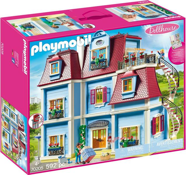 Playmobil Large Dollhouse with Doorbell & Rooftop Terrace