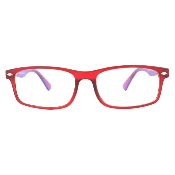 Montana Reading Glasses BLF83-B Matte Red Burgundy Blue Light Block +3.00