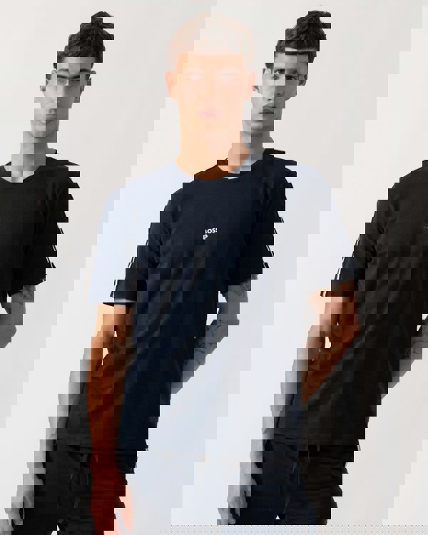 BOSS Orange Unique Mens Pyjama T-Shirt - Dark Blue 403