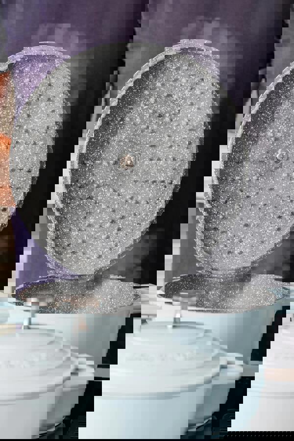 MasterClass Sky Blue Cast Aluminium Casserole Dish, 4L