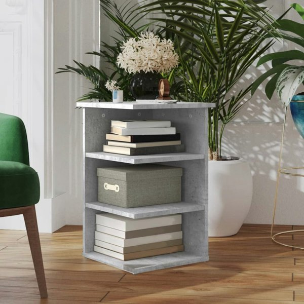 Berkfield Side Cabinet Concrete Grey 35x35x55 cm Engineered Wood