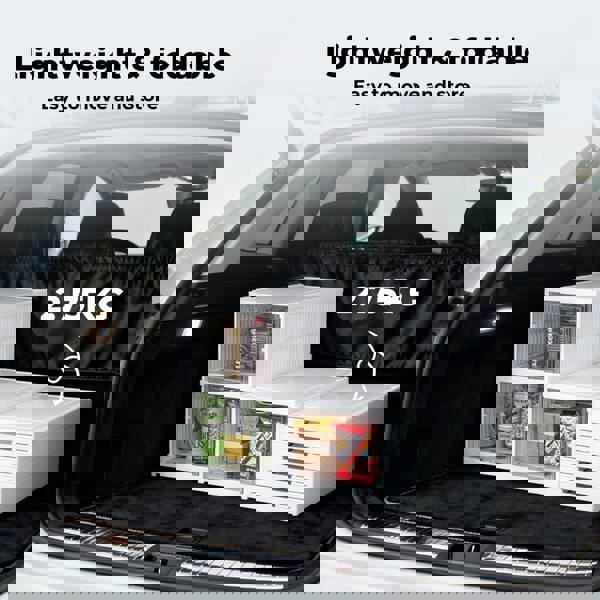 Levede Shoe Box Foldable Home Shoe Shelf Ventilated Storage Organizer 6 Pcs