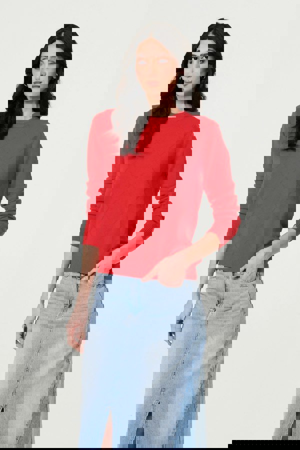 Izabel London Slim Fit Textured Knit Jumper