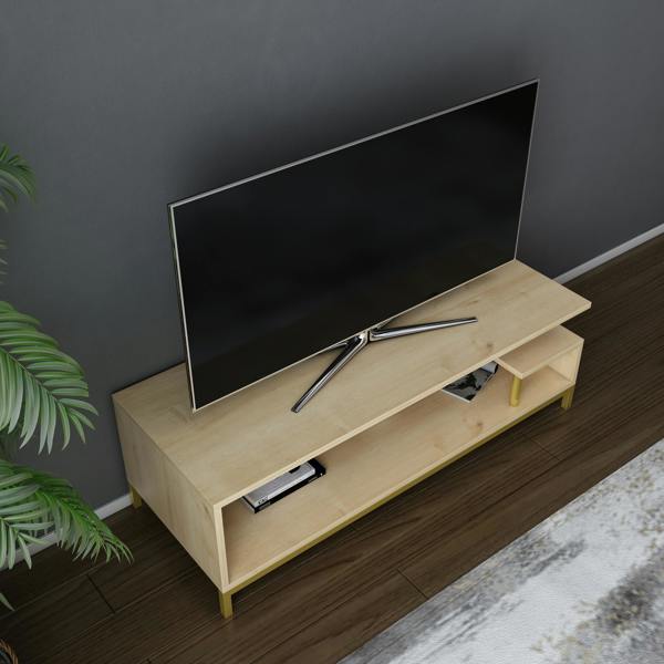 Decorotika Reilly Modern Tv Stand TV Cabinet for TV's up to 55"