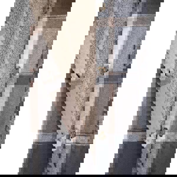 Animal Womens/Ladies Boxy Borg Lined Shirt - Blue - 