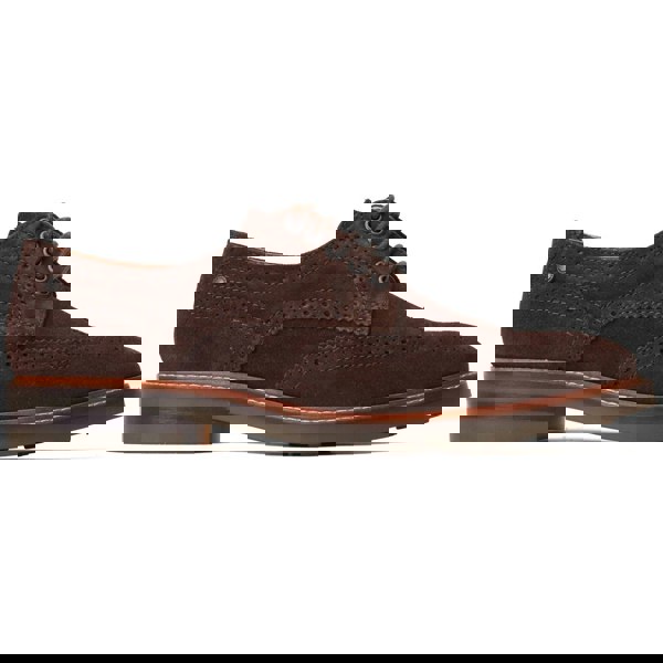 Base London Hatfield Leather Men's Burnt Brown Brogues Shoes