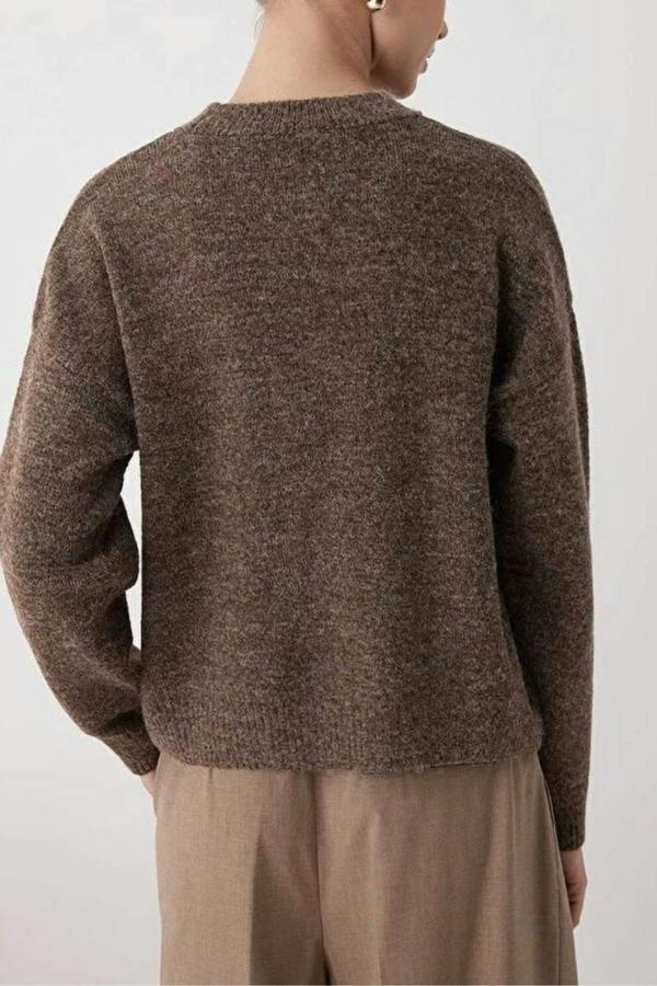 WOVCOR Alpaca Wool Blend Premium Oversize Knit Sweater