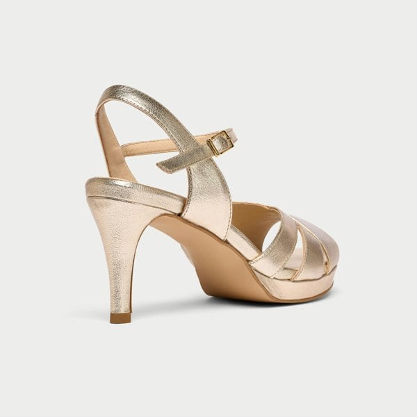 Calla Emily Shoes - Champagne Leather