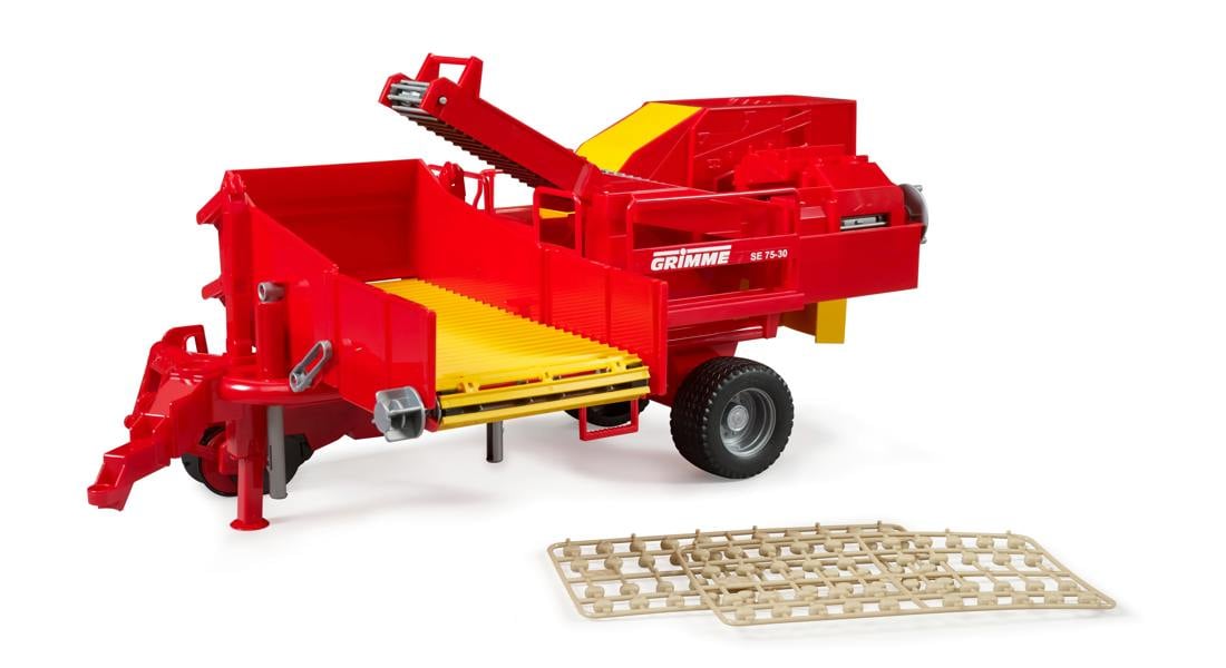 Bruder Grimme SE 75-30 potato digger with potatoes-imitations Detailed Vehicle & Playset Model