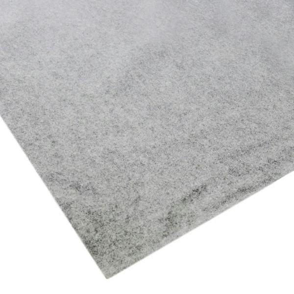 Silver van lining material with a smooth, textured surface, ideal for VW Caddy racking units, showcasing durability and style