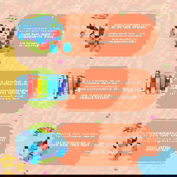 Little Star School Bus Xylophone with Shapes