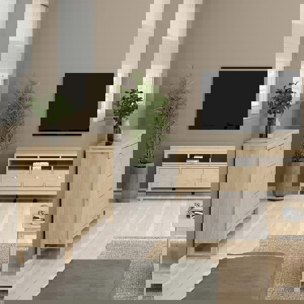 Furniture To Go Madrid Sideboard 2 Doors + 3 Drawers in Jackson Hickory Oak