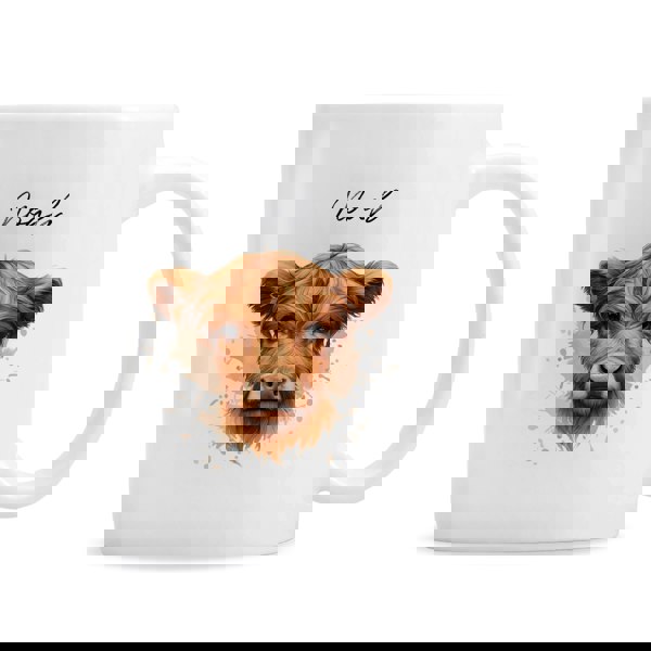 Personalised Memento Company Personalised Highland Cow Mug - Boy