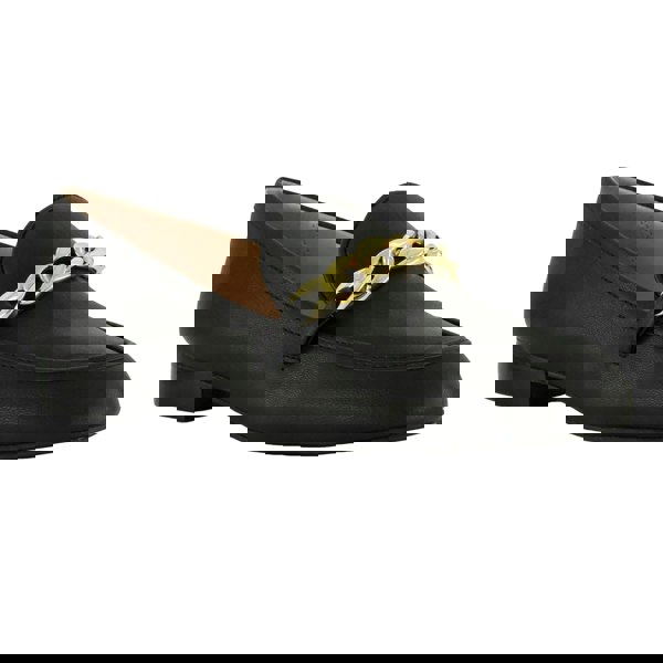 Dune London Womens/Ladies Gaiia Chain Detail Loafers - Black