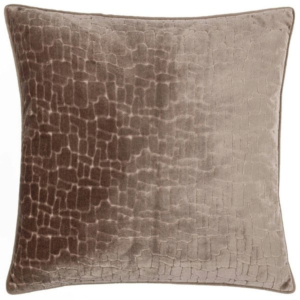 Paoletti Bloomsbury Velvet Cushion Cover - Taupe