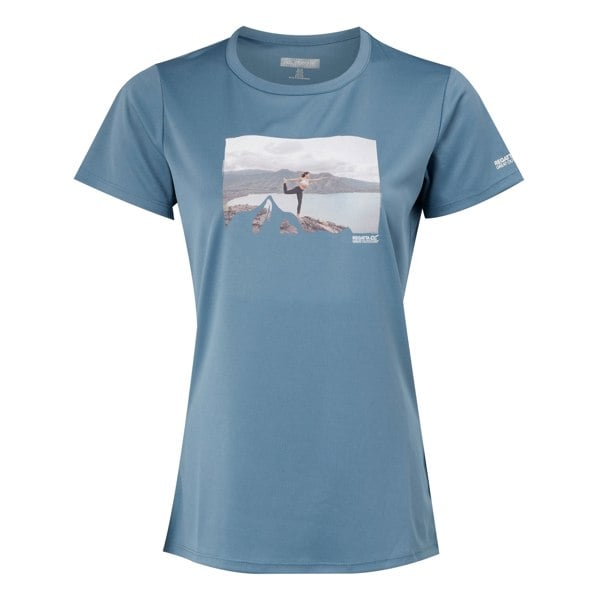 Regatta Women's Fingal VIII Yoga Pose T-Shirt - Coronet Blue