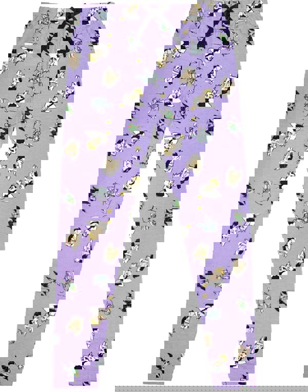 Disney Villains Womens Black It's Good To Be Bad Short Sleeve Long Leg Pyjama Set