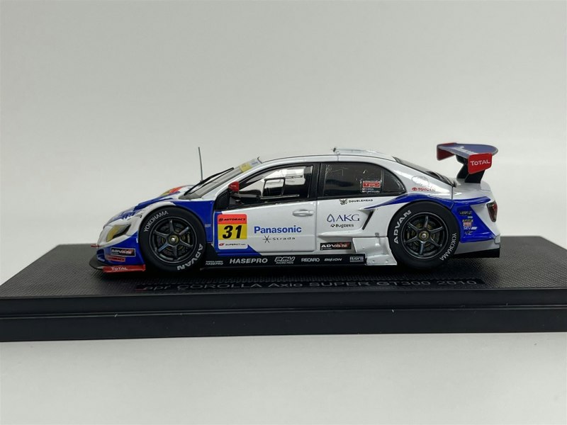 Ebbro Toyota Corolla APR Axio Super GT 300 2010 #31 1:43 Scale 44433