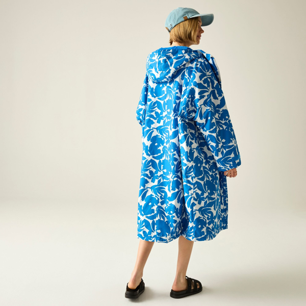Regatta Unisex Adult Fleur Bloom Changing Robe - Blue