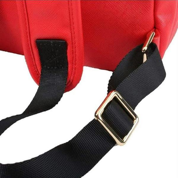 Onomato! Disney Mickey Mouse Backpack with Adjustable Padded Straps Red