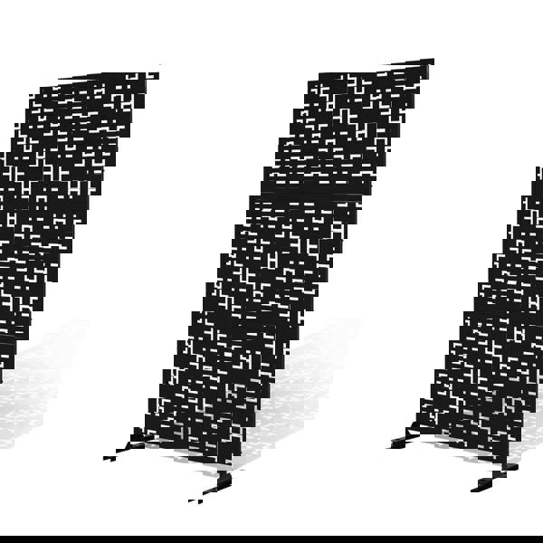 Nicoman Metal Indoor/Outdoor Privacy Screen with Stand 120cm x 180cm - Squares