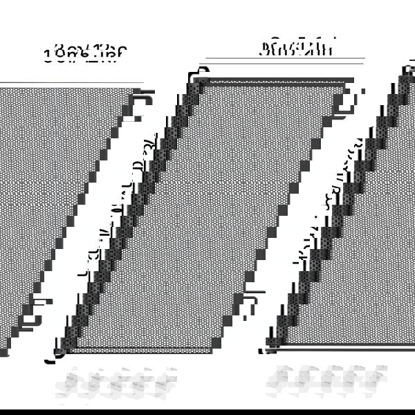 Havendro Retractable Pet Dog Gate Safety Guard Folding Baby Toddler Stair Gates Isolation