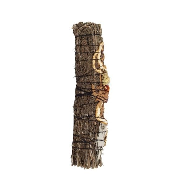Serano 9in Ritual Wand Smudge Stick with Rosemary, Palo Santo and Red Jasper