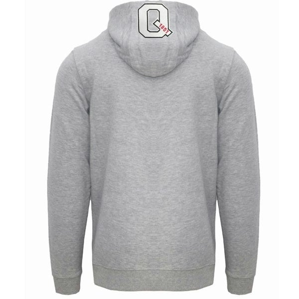 Aquascutum Classic Large A Logo Zip Up Hoodie - Grey