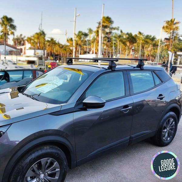 Green Valley Roof Rack Bars, for Peugeot 2008 & E-2008 5dr SUV 2020+ onwards, Complete Set