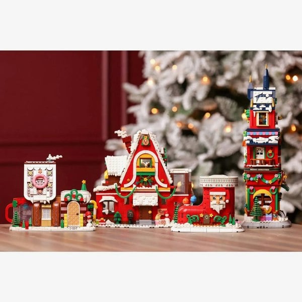 T. H. Baker Toy Shop Gingerbread House Brick Building Set Accessory XM15904