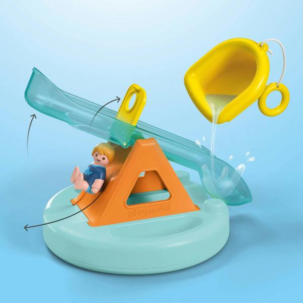 Playmobil JUNIOR AQUA: Water Seesaw with Boat - 71687 Playset