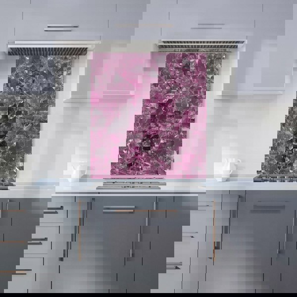Warren Reed - Designer Damson Quartz Effect Kitchen Splashback