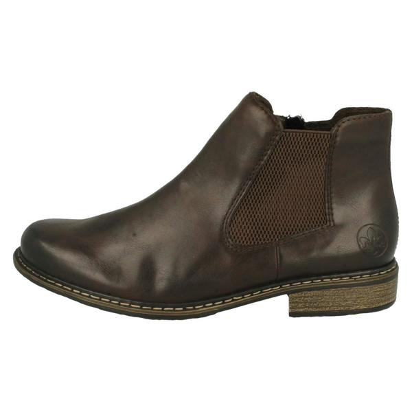 Rieker Ladies Rieker Casual Heeled Ankle Boots Z4994