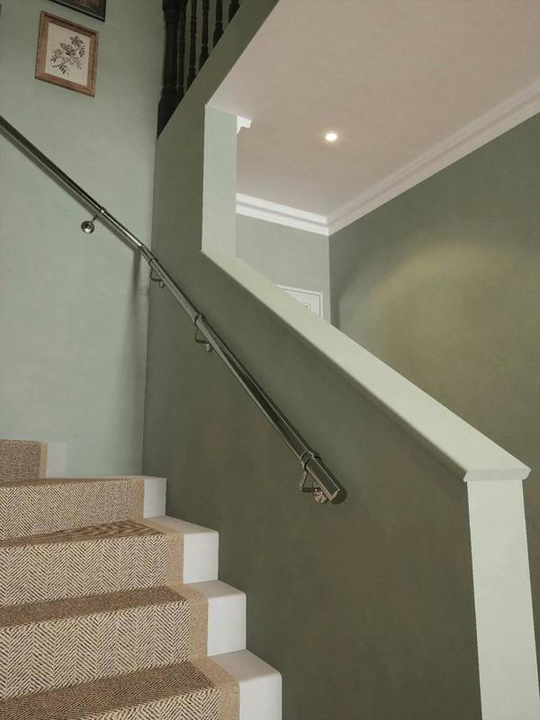 Handrails Direct Radway Chrome Single Winder Handrail