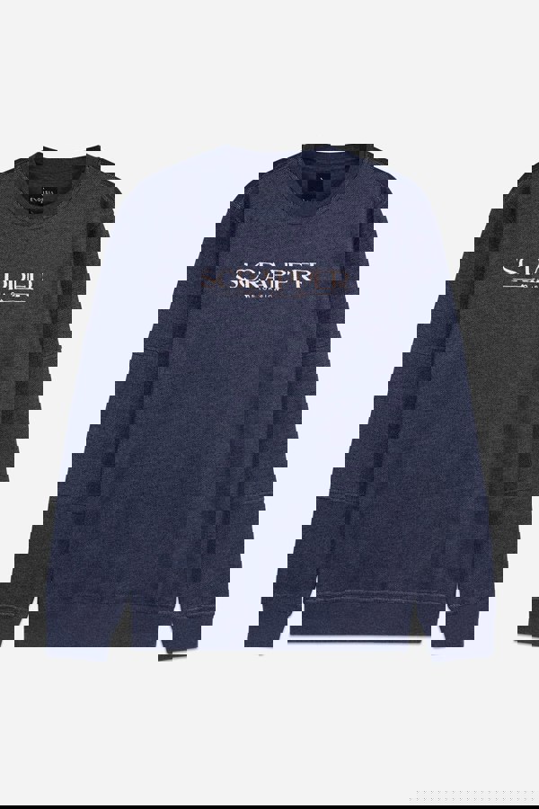 ENORSIA Heavy Pique Terry Crew Neck Sweatshirt