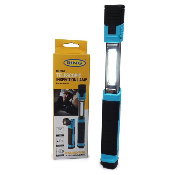 Ring Automotive Ring Telescopic Inspection Lamp Rechargeable LED Work Light 250LM Magnetic