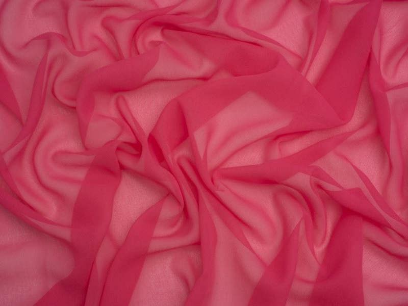 Minerva Core Range Minerva Light Sheer Chiffon Fabric - Plain Design Dressmaking Fabric, 110 cm / 44" Wide - per metre
