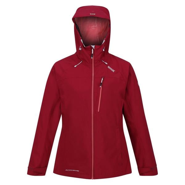 Regatta Womens/Ladies Britedale Waterproof Jacket - Rumba Red - 
