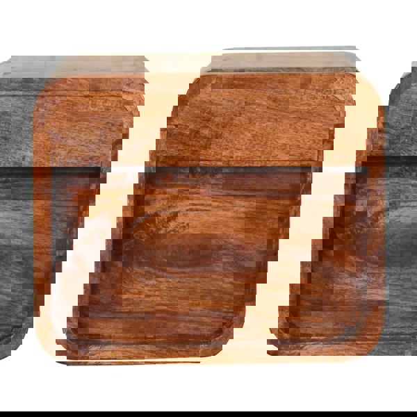 Artisan Furniture Solid Wood Mini Honey Caramel Wall Mounted Bedside with Open Slot