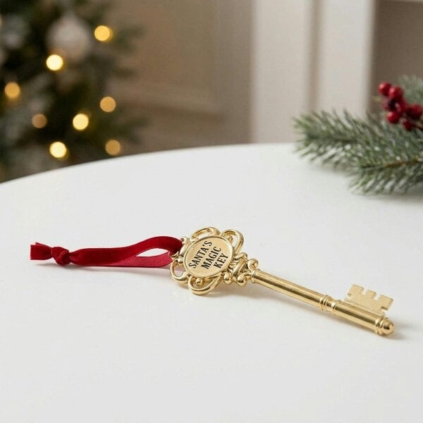 Garden Greatness Santa's Door Key Hanging Ornament