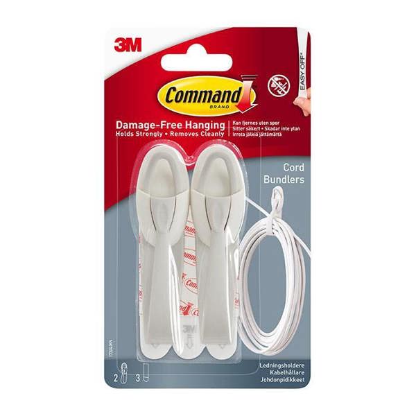 Command 17304 Cord Bundlers 2pk - One Colour