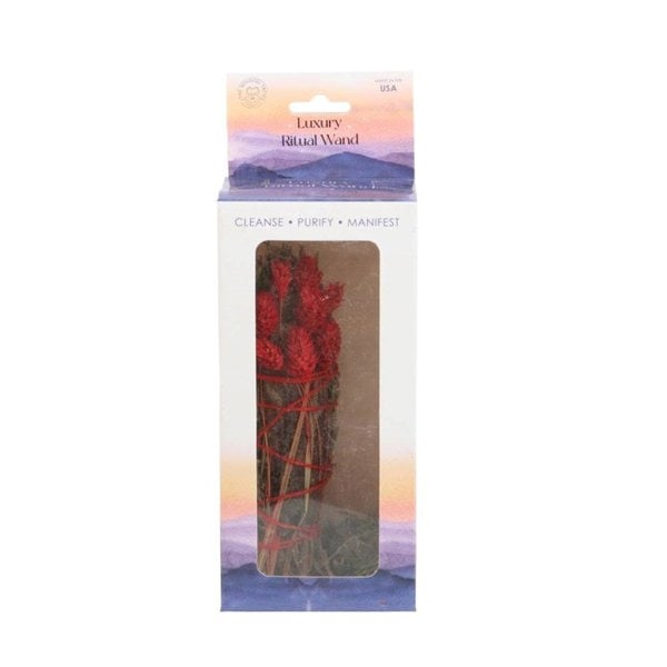 Serano 6in Ritual Wand Smudge Stick with Rosemary and Yerba Santa Sage
