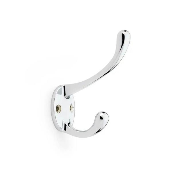AW770PC Polished Chrome Victorian Hat and Coat Hook 110mm - Single Hook