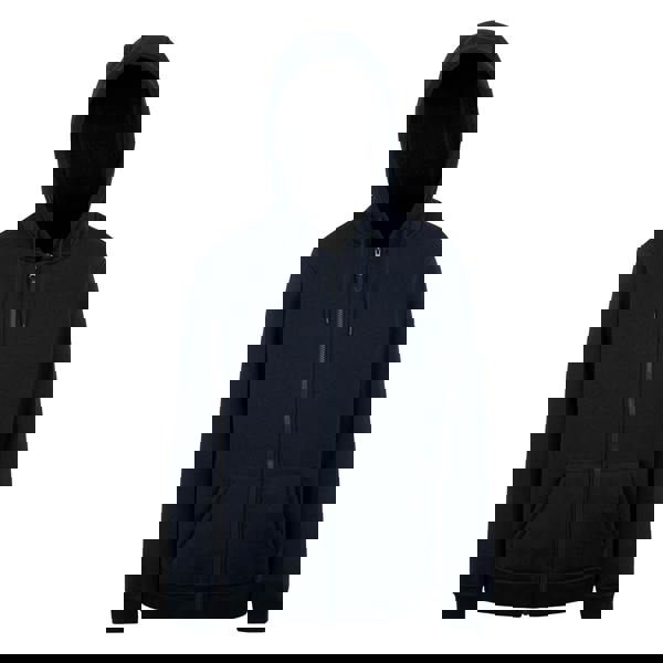 Regatta Mens Naddle Fleece Full Zip Hoodie - Navy/Black