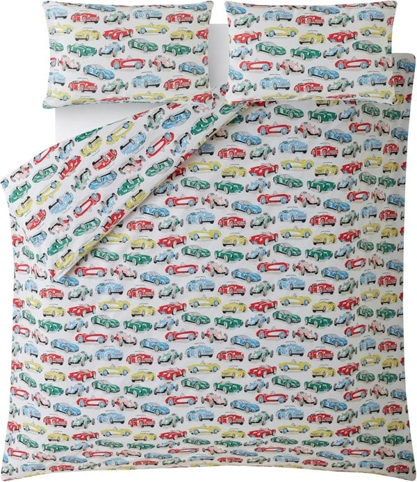 Cath Kidston Vintage Cars Children Duvet Cover Set