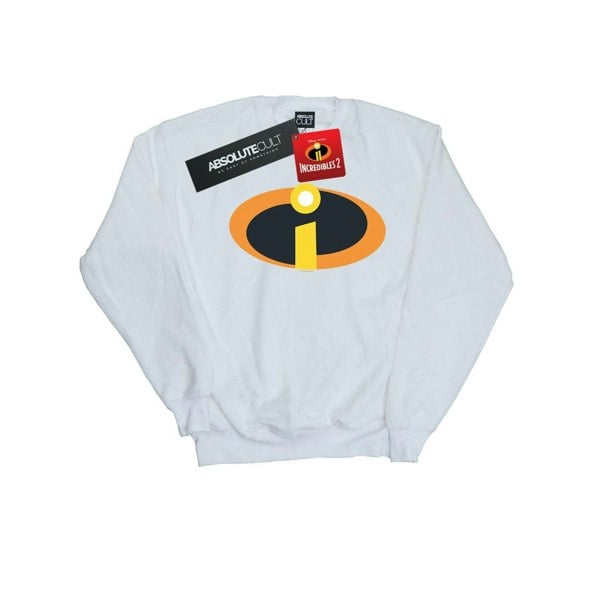 Disney Mens The Incredibles Costume Logo Sweatshirt - White