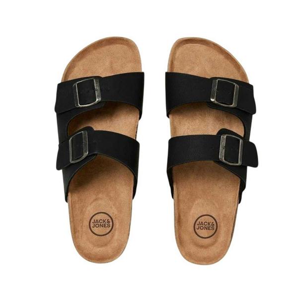 Jack And Jones Mens Flatform Slides - Anthracite - 