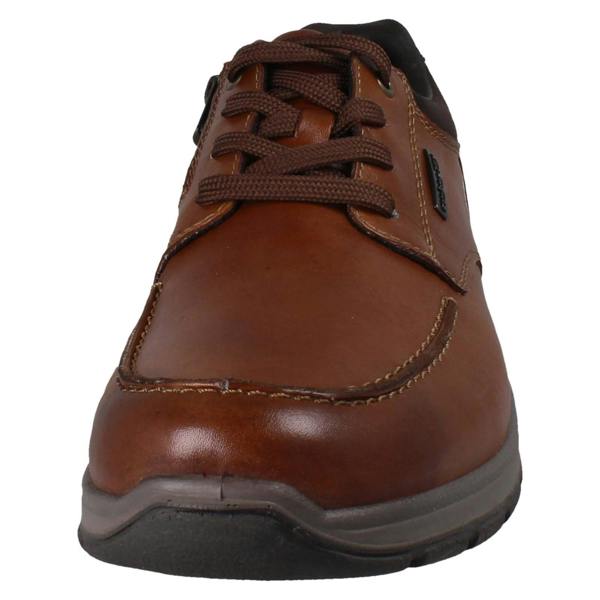 Rieker Mens Rieker TEX Zip Detailed Extra Wide Lace Up Shoes 03607